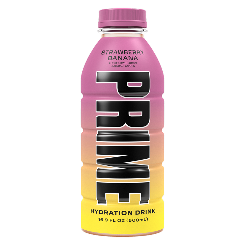 Prime Hydration Strawberry Banana 16.9oz Btl