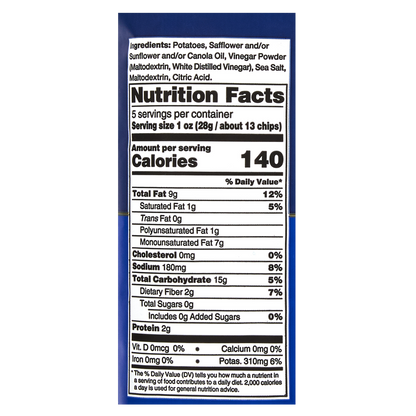 Kettle Brand Sea Salt & Vinegar Potato Chips 5oz