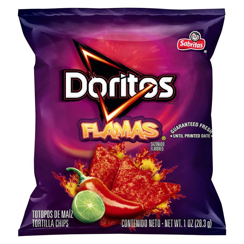 Doritos Flamas Reduced Fat 1oz