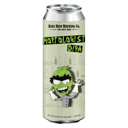 Knee Deep Brewing Hoptologist Double IPA Single 19.2oz Can