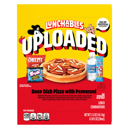 Lunchables Uploaded Pepperoni Deep Dish Pizza - 15oz