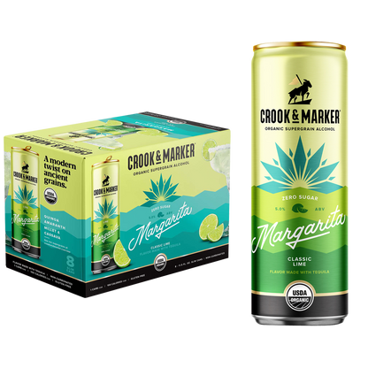 Crook & Marker Lime Margarita 8pk 11.5oz Can 5.0% ABV