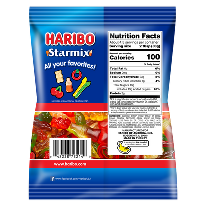 Haribo Starmix Gummi Candy 5oz