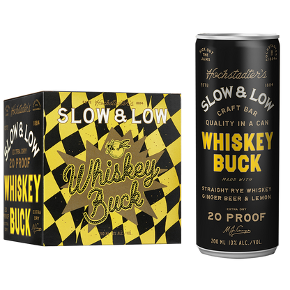Slow & Low Whiskey Buck 4pk 200ml Can 10% ABV