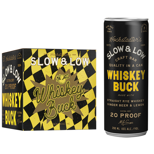 Slow & Low Whiskey Buck 4pk 200ml Can 10% ABV