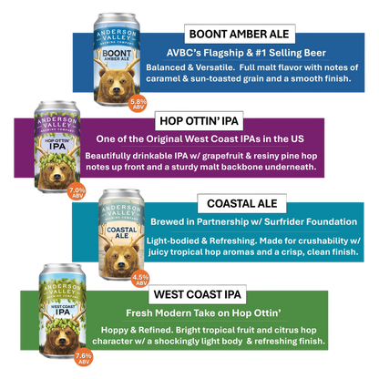 Anderson Valley Variety Pack 12pk 12oz Can