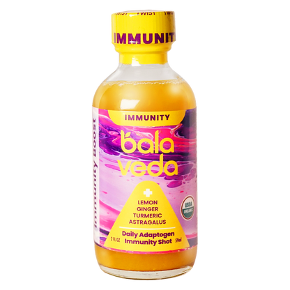 Balaveda Totally Organic Turmeric Adaptogen Immunity Shot 2oz Btl