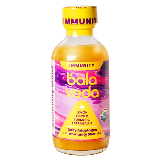 Balaveda Totally Organic Turmeric Adaptogen Immunity Shot 2oz Btl