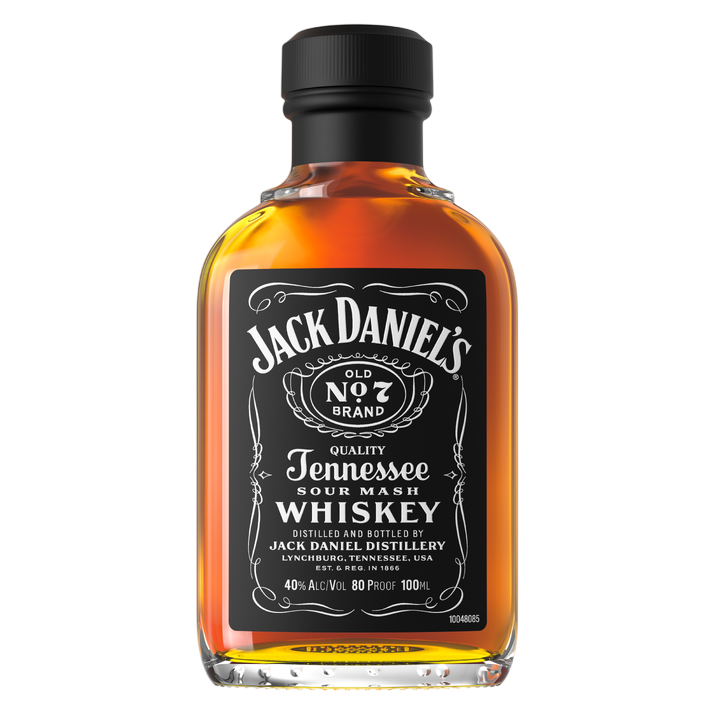 Jack Daniel's Old No. 7 Tennessee Whiskey, 100 mL Bottle, 80 Proof