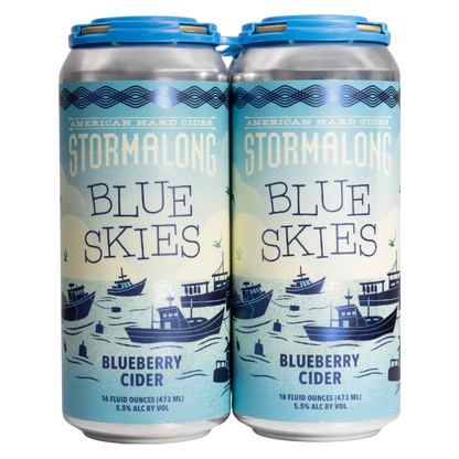 Stormalong Blue Skies 4pk 16oz Can