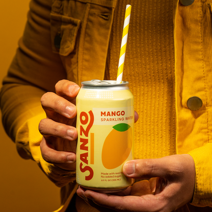 Sanzo Mango Sparkling Water 12oz