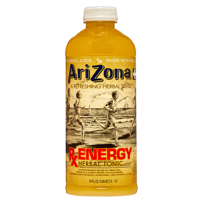 AriZona Rx Energy Tea 34oz Btl