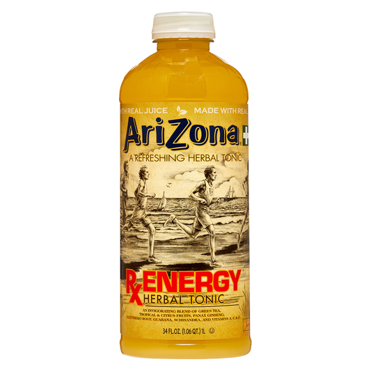 AriZona Rx Energy Tea 34oz Btl