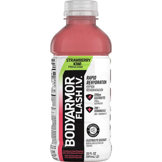 BODYARMOR FLASH I.V. Strawberry Kiwi 20oz Btl