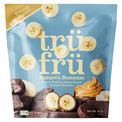 Tru Fru Natures Bananas Hyper Chilled in Peanut Butter & Dark Chocolate