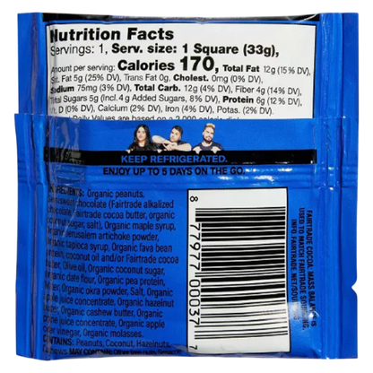 Mid-Day Squares Crunchy Peanut Functional Snack Bar, 1.03oz