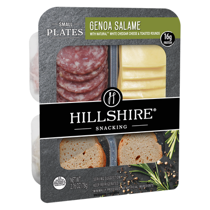 Hillshire Snacking Protein Small Plates Genoa Salami & White Cheddar Cheese - 2.76oz