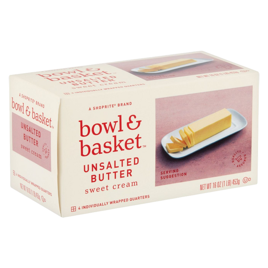 Bowl & Basket Unsalted Sweet Cream Butter - 1lb