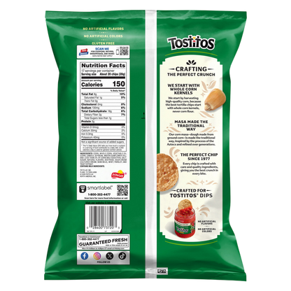 Tostitos Hint of Lime Bitesize Rounds Party Size, 17oz