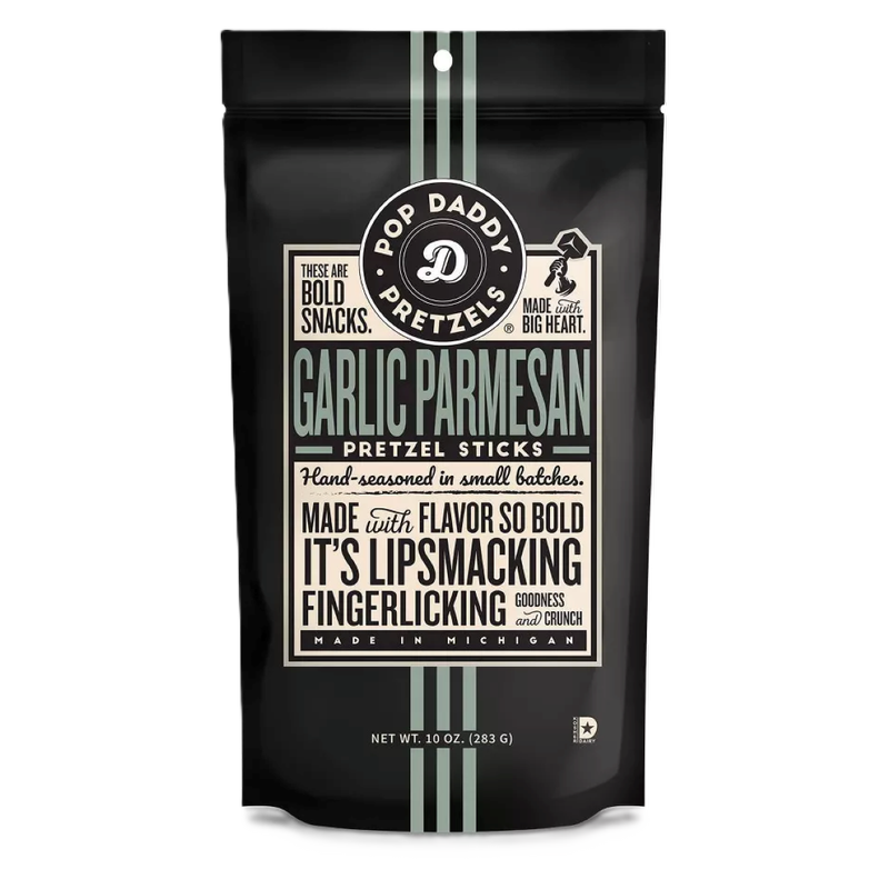 Pop Daddy Garlic Parmesan Pretzel Sticks 7.5 oz
