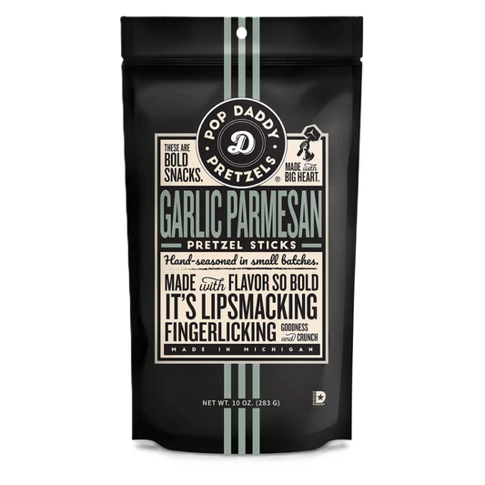 Pop Daddy Garlic Parmesan Pretzel Sticks 7.5 oz