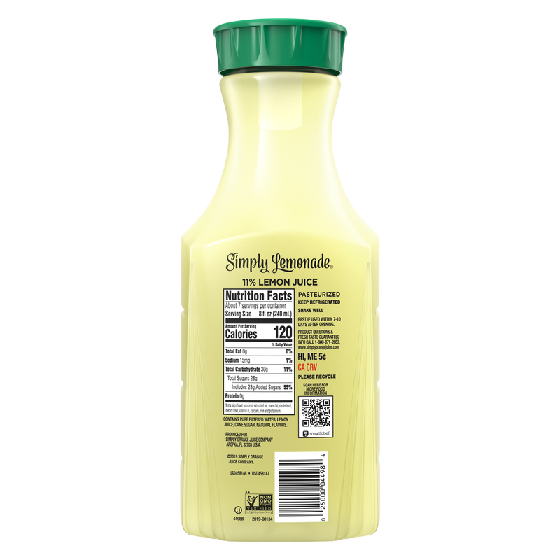 Simply Lemonade 52oz Btl