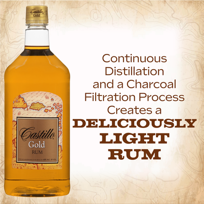 Castillo Gold Rum Liquor 1.75L (80 proof)