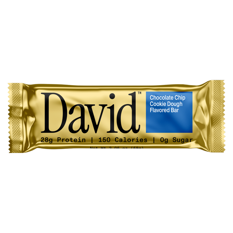 David Chocolate Chip Cookie Dough Protein Bar, 2.05oz