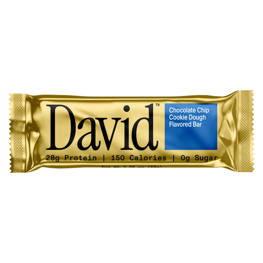 David Chocolate Chip Cookie Dough Protein Bar, 2.05oz