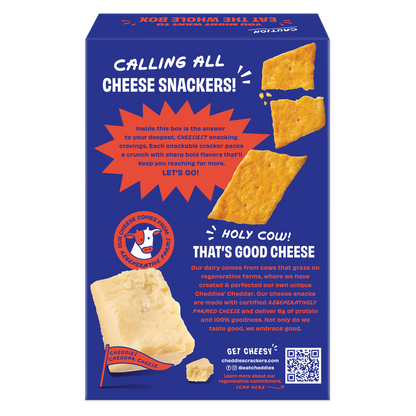 Cheddies Spicy Cheddar Cheesy Cracker, 4.2oz