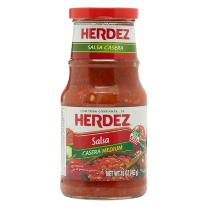 Herdez Medium Casera Salsa 16oz