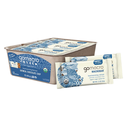GoMacro Oatmeal Chocolate Chip Case 12 CT