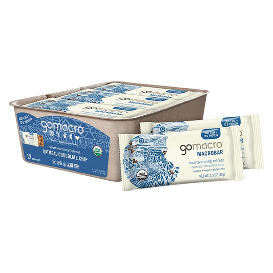 GoMacro Oatmeal Chocolate Chip Case 12 CT