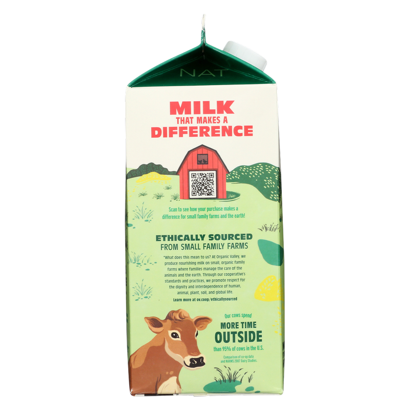 Organic Valley Non-Fat Milk 1/2 Gallon