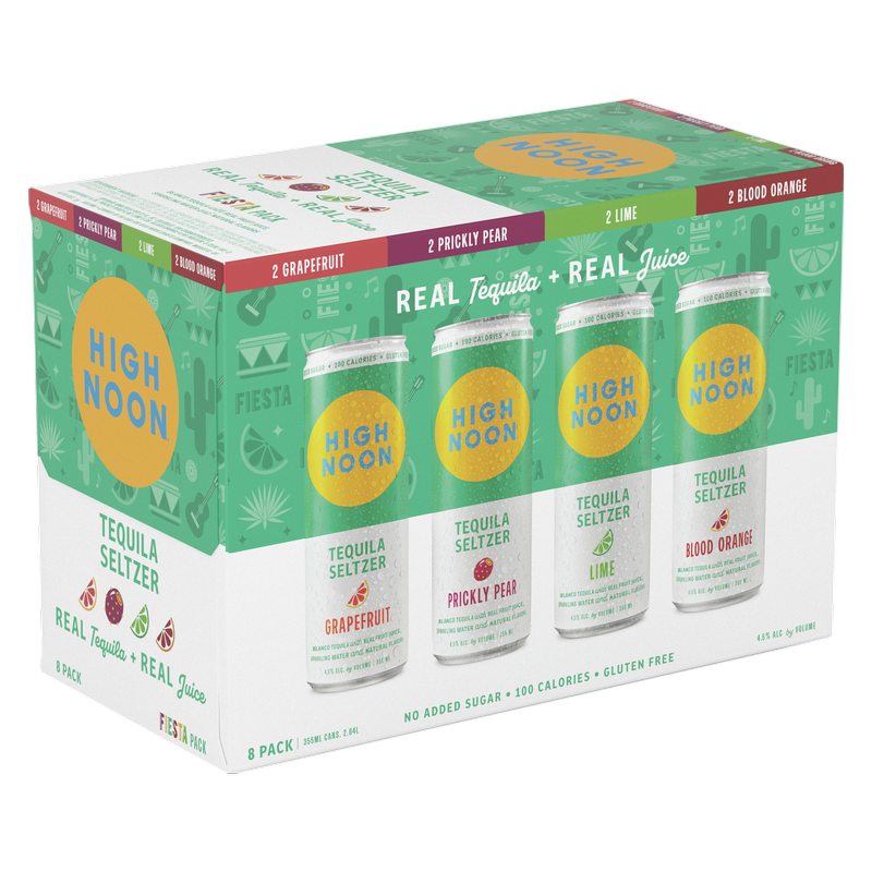 High Noon Tequila Fiesta Variety Pack 8pk 12oz Can 4.5% ABV