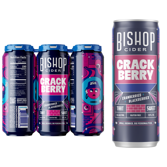 Bishop Cider Crackberry 6pk 12oz Can 6% ABV