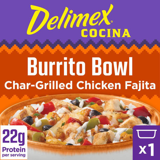 Delimex Char-Grilled Chicken Fajita Burrito Bowl 11oz