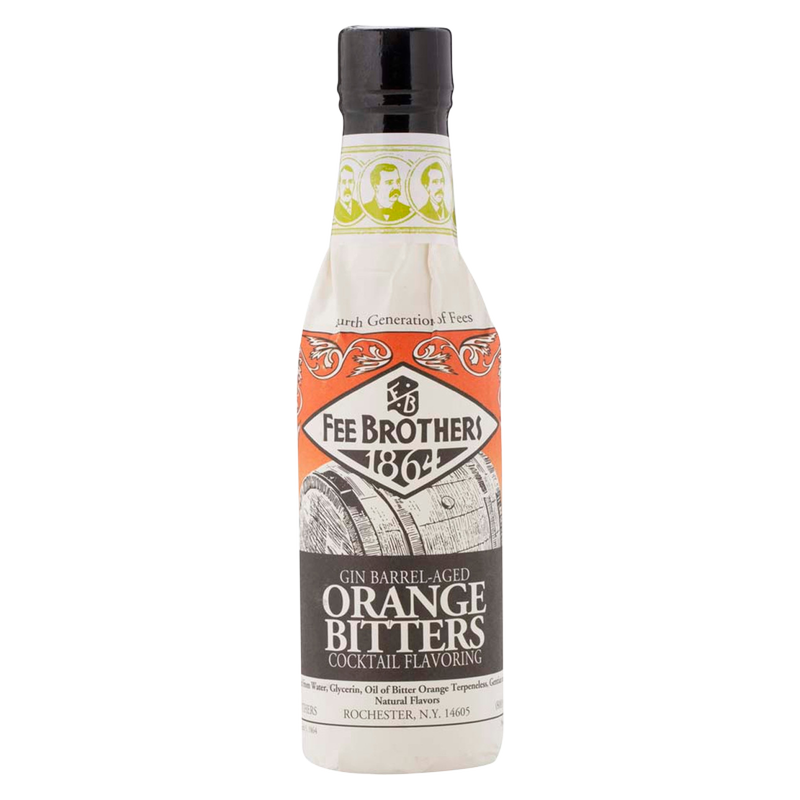 Fee Brothers Gin Barrel Aged Orange Bitters 4oz