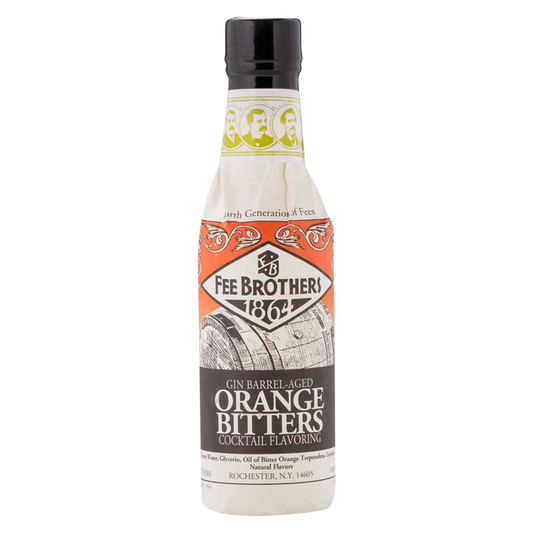 Fee Brothers Gin Barrel Aged Orange Bitters 4oz