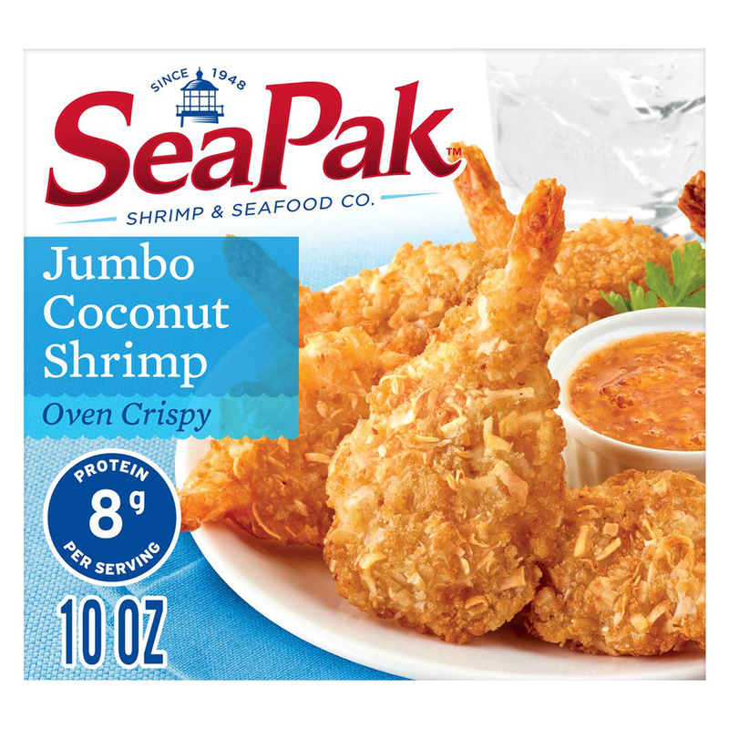 SeaPak Frozen Oven Crispy Breaded Jumbo Coconut Shrimp 10oz