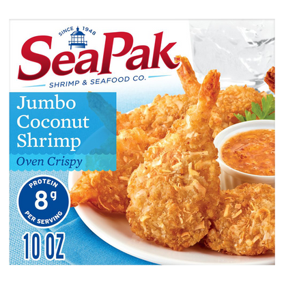 SeaPak Frozen Oven Crispy Breaded Jumbo Coconut Shrimp 10oz