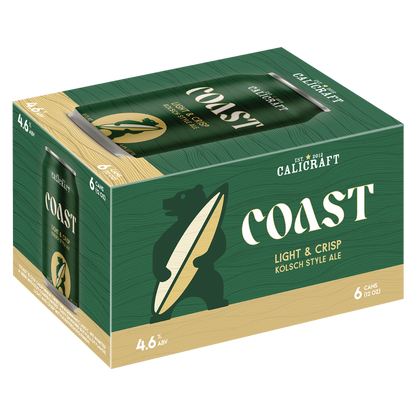 Calicraft Brewing Co. Coast Kolsch 6pk 12oz