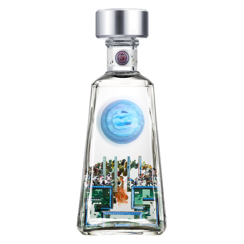1800 Essential Artist 11 with Dustin Yellin Tequila Blanco 750ml (80 Proof)