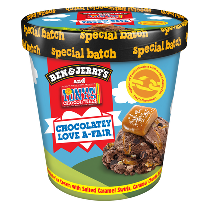 Ben & Jerry's Tony Chocolonely Chocolatey Love-a-Fair Ice Cream Pint