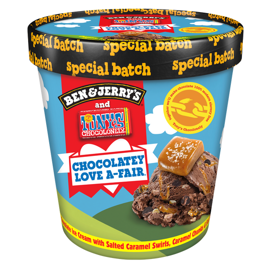 Ben & Jerry's Tony Chocolonely Chocolatey Love-a-Fair Ice Cream Pint
