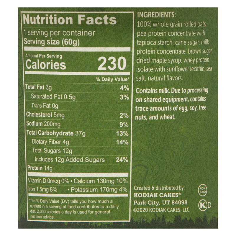 Kodiak Cakes Maple & Brown Sugar Oatmeal Power Cup 2.12oz