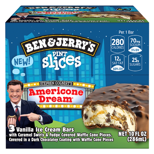Ben & Jerry's The Americone Dream Pint Slices 3ct 9oz