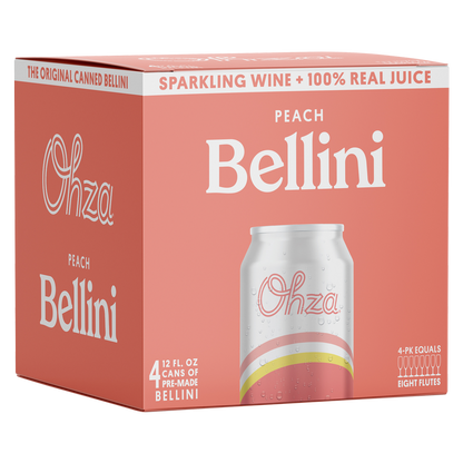Ohza Classic Bellini 4pk 12oz Can