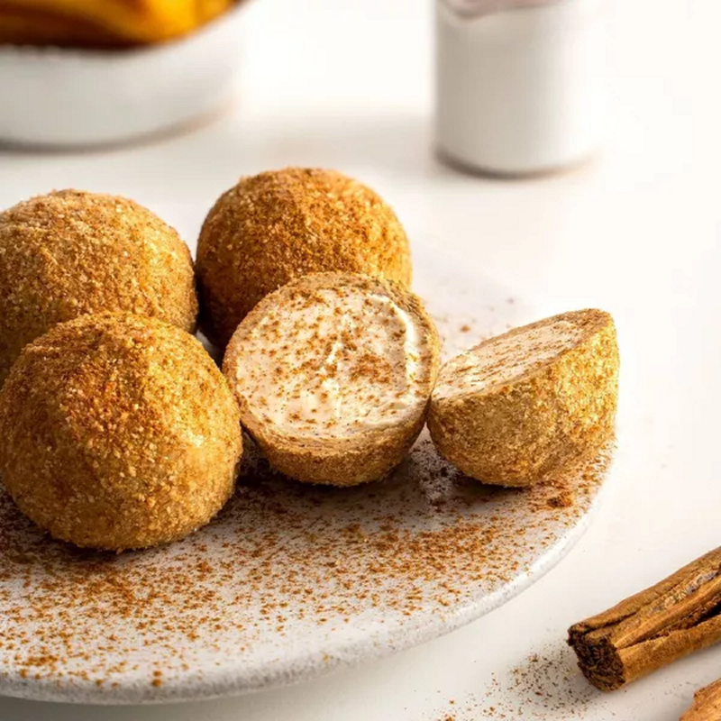 Doughlicious Cinnamon Churro Cookie Dough & Gelato Bites