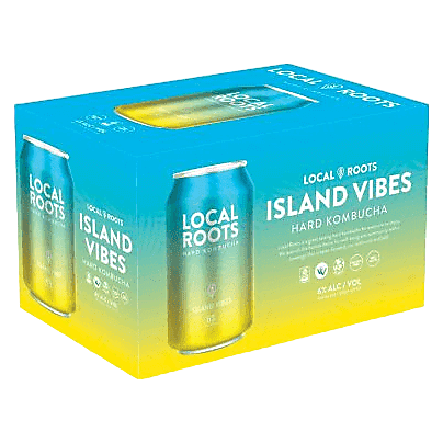 Local Roots Hard Kombucha Island Vibes 6pk 12oz Can